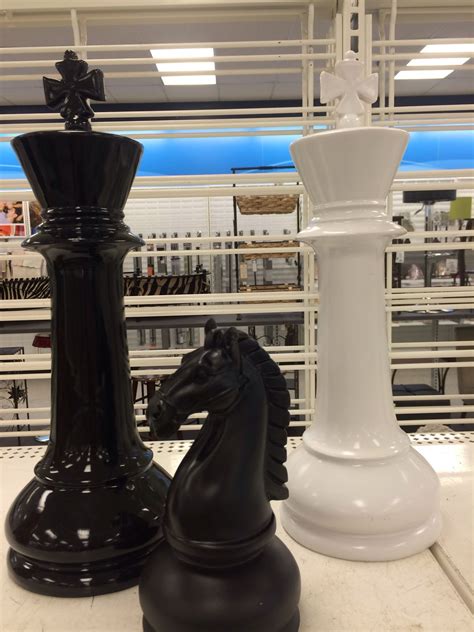 giant chess pieces home decor.